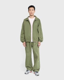 NTS Veste De Survetement En Nylon Brosse Vert | Vetements D'Exterieur