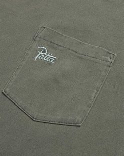 Patta T-Shirt Basique Delave A Poche Beetle | T-Shirts