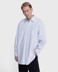 Our Legacy Chemise Popover Rayure Bleue | Chemises