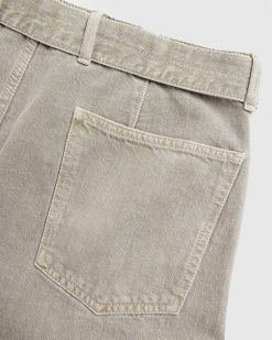 Lemaire Torsade Short Denim Beige Neige | Shorts