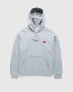 Carhartt WIP Sweat Capuche Coeur Gris Chine | Sueurs