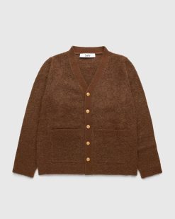 Séfr Cardigan Kaito Marron Mohair | Tricots