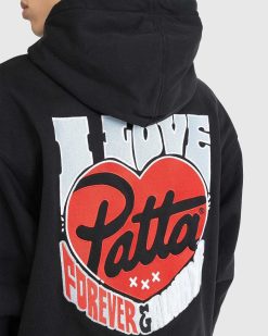 Patta Sweat A Capuche Forever And Always Boxy Noir | Sueurs