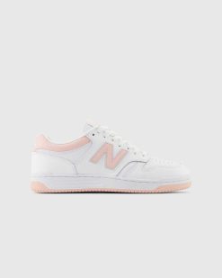 New Balance Bb480 Lph Blanc/Rose | Baskets