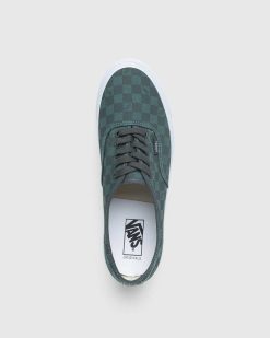 Vans Ua Og Authentic Lx Vault Damier Vert | Baskets