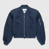 Jil Sander Blouson Zippe Marine | Vetements D'Exterieur