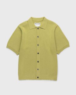 Highsnobiety HS05 Chemise Maille Coton Vert | Chemises