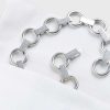 Jil Sander Collier A Maillons De Chaine En Argent | Bijoux