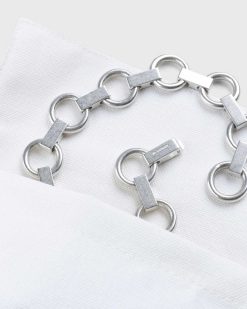 Jil Sander Collier A Maillons De Chaine En Argent | Bijoux