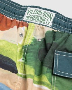 Vilebrequin Short De Bain Imprime Chambray | Maillots De Bain