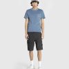 Stone Island T-Shirt A Poche Bleu Fonce | T-Shirts