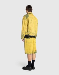 Dries van Noten Veste En Jean Vuskin Citron Vert | Vetements D'Exterieur