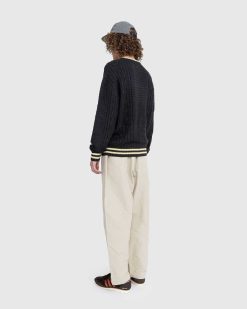 Patta Chino Tactique Ceinture Poivre Blanc | Pantalon