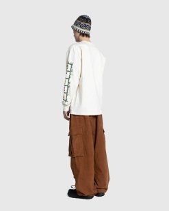 Story mfg. Pantalon Peace Bark Brown Slub | Pantalon