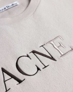 Acne Studios T-Shirt Logo Beige | T-Shirts