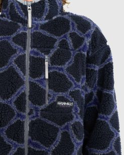 Gramicci Veste Sherpa Agate Marine | Vetements D'Exterieur