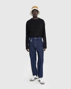 Human Made Pantalon Cargo En Jean Indigo | Pantalon