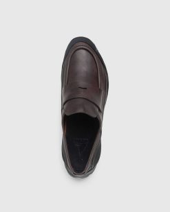 ROA Mocassin En Cuir Marron | Chaussures