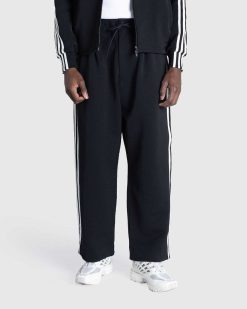 Y-3 Pantalon De Survetement 3 Bandes Noir/Blanc | Pantalon