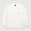 Needles T-Shirt Col Rond M/L Poly Jersey Blanc | T-Shirts