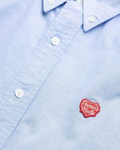 Human Made Chemise A Manches Longues Oxford Bd Bleu | Chemises