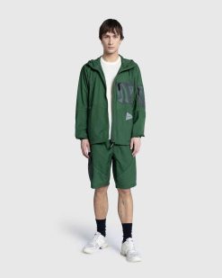 And Wander Sweat A Capuche Breath Rip Vert | Vetements D'Exterieur