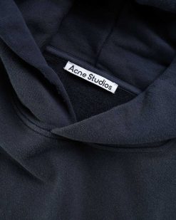 Acne Studios Sweat A Capuche Logo Noir | Sueurs