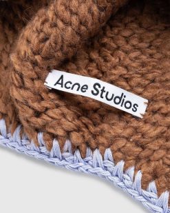 Acne Studios Chapeau Avec Oreillettes Brun Gingembre | Chapeaux