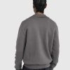 Acne Studios Pull Zippe Gris Boue | Sueurs