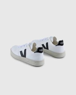 VEJA V-10 Blanc/Noir | Baskets