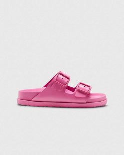 Birkenstock Arizona Cuir Lisse Azalee Rose | Des Sandales