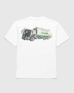 Dave's New York T-Shirt Camion Assainissement Blanc | T-Shirts