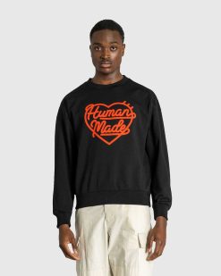 Human Made Sweat Col Rond Noir | Sueurs