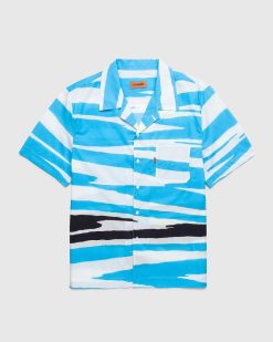 Missoni Chemise De Bowling A Manches Courtes Bleu/Noir/Blanc | Chemises