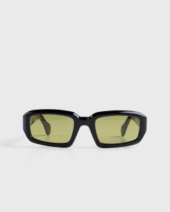 Port Tanger Verres Mektoub Noir Vert | Des Lunettes De Soleil