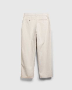 Highsnobiety HS05 Pantalon Plisse En Coton Ivoire | Pantalon