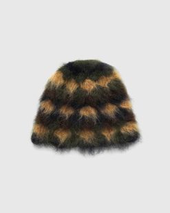 SSU Chapeau Bob Coquillage Mohair Brosse Forest Camo | Chapeaux