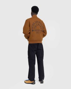 Carhartt WIP Bomber Universitaire De Travail Marron Fonce Hamilton | Vetements D'Exterieur