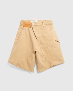 J.W. Anderson Short Workwear Torsade Beige | Shorts