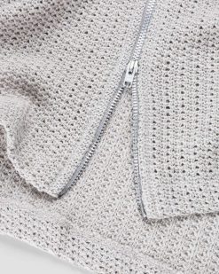 Our Legacy Polo Retreci Entierement Zippe Musk Dusk Rope Weave | Chemises