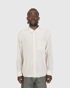 Highsnobiety Chemise Legere A Manches Longues Beige | Chemises