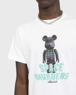 Medicom Space Invaders Be@Rtee Blanc | T-Shirts