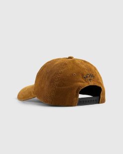 Puma Casquette 5 Panneaux Velours Cotele Dore Marron | Chapeaux