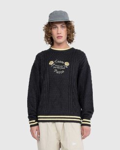 Patta Loves You Pull Tricote Torsade Pirate Noir | Tricots