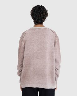 Acne Studios Pull Col V Laine Marron | Tricots