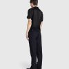 Auralee Pantalon Chino Hard Twist Finx Lin Noir | Pantalon