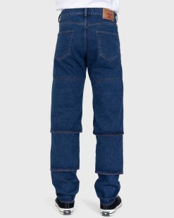 Y/Project Jean Classique Multi-Revers Bleu | Pantalon