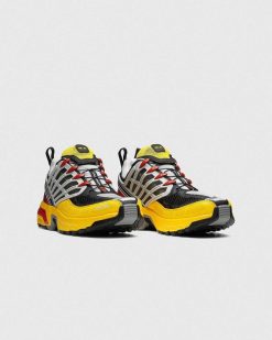 Salomon Acs Pro Noir/Citron/Rouge A Haut Risque | Baskets