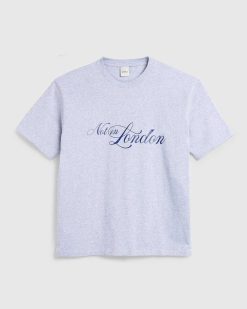 Highsnobiety T-Shirt Logo Script Gris | T-Shirts