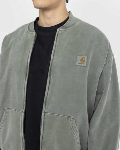 Carhartt WIP Vista Sweat Bomber Vert Fumee | Vetements D'Exterieur